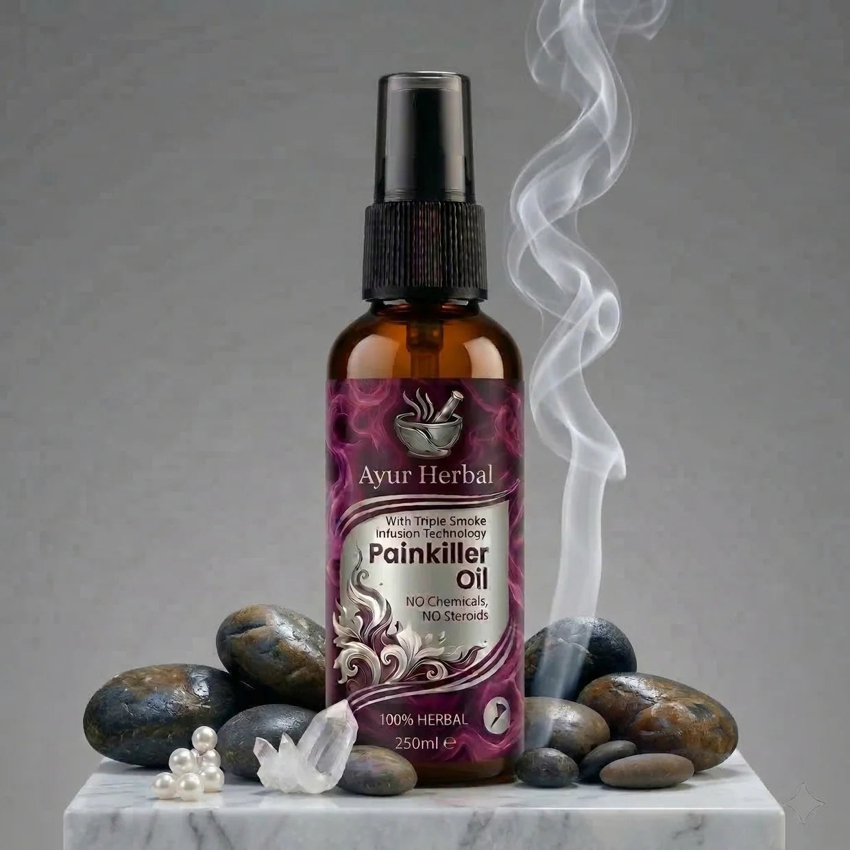 Smoke Pain Relief & Massage Oil - 100% Working 🌿